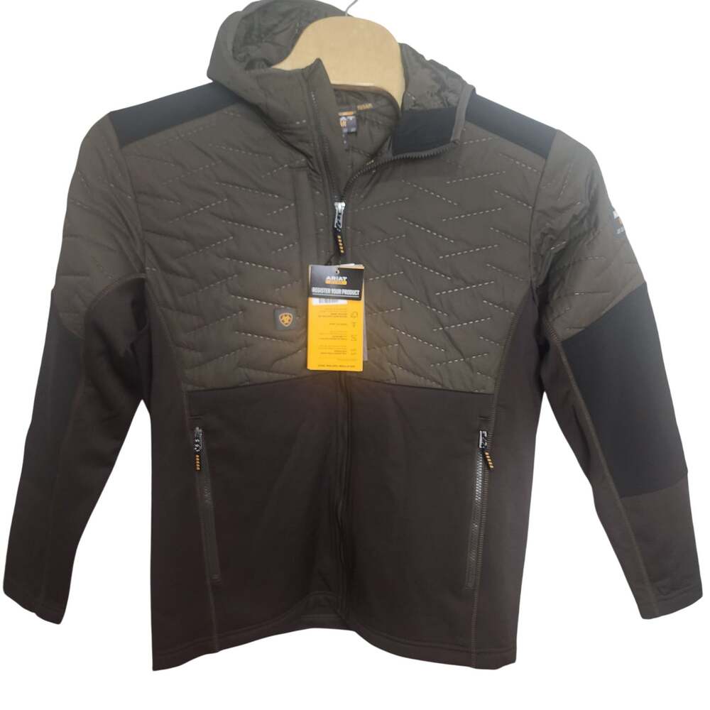 Men's Ariat Rebar Cloud 9 Insulated Quilted Full Zip Jacket Medium M
